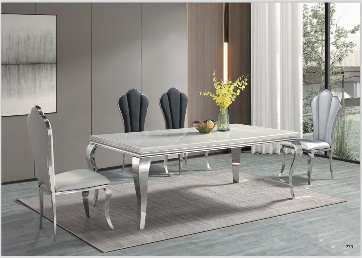 DAISY - MARBLE DINING TABLE ONLY
