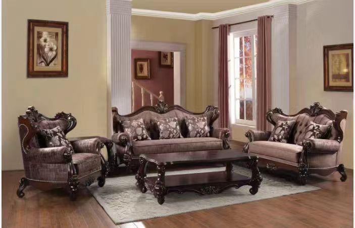 C300 - 5PC BROWN LIVING ROOM SET  **** LOW STOCK ****