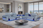 S103 GRAY 7 PC ELECTRIC RECLINER SECTIONAL