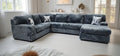 ALISON DARK GREY SECTIONAL 3PCS
