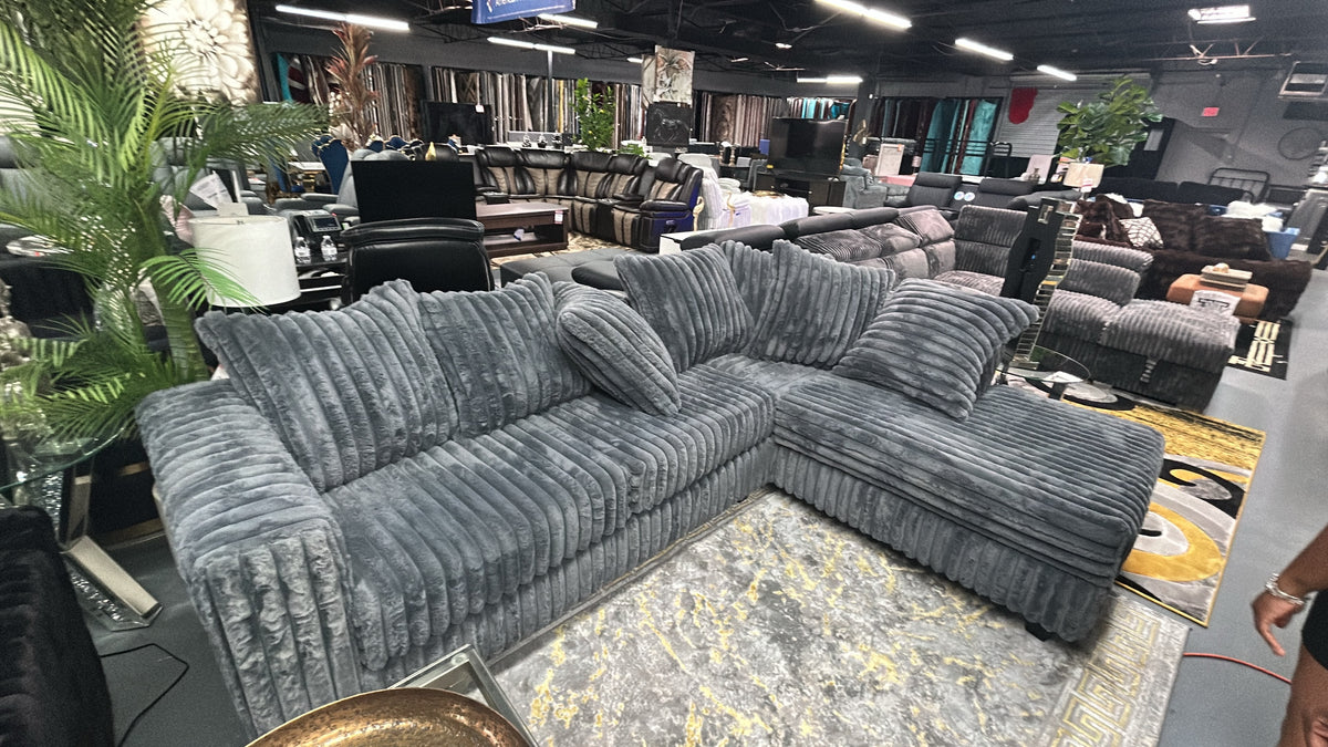 S300  DARK GREY SECTIONAL