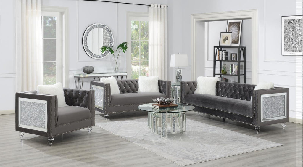 4062 GREY - LIVING ROOM SET