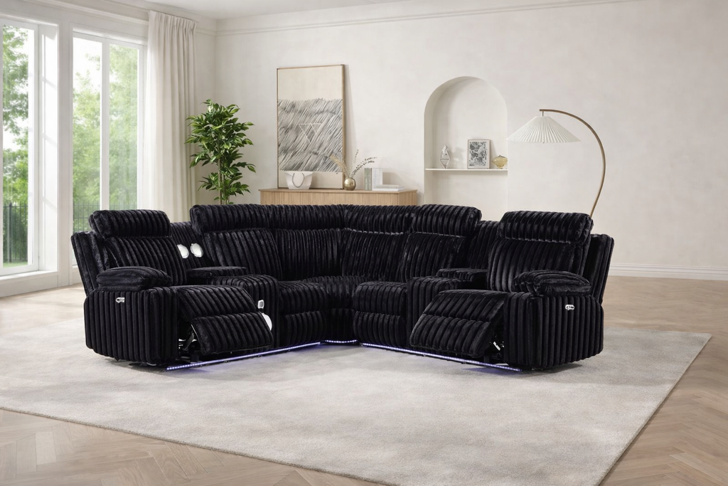 Done F Power Sectional BLK