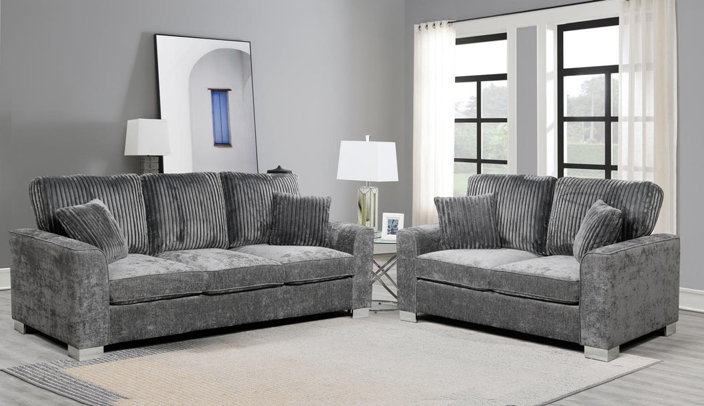 MELODY - GREY SOFA SET