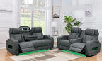 R07 GREY - Power Reclining Sofa Set