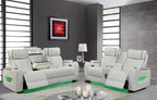 R07 IVORY - Power Reclining Sofa Set