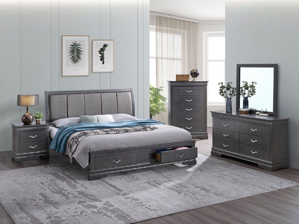 B910 LED WHITE BEDROM SET