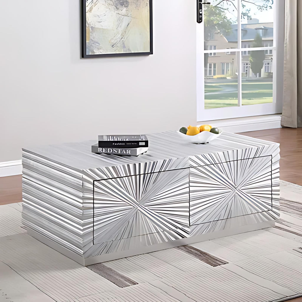 CB-N04-1 SILVER COFFEE TABLE