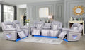 R16 Grey/Beige Recliner Livingroom Set  **** LOW STOCK ****