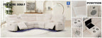 Done F Power Sectional White