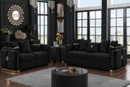 Lulu Black Sofa Set