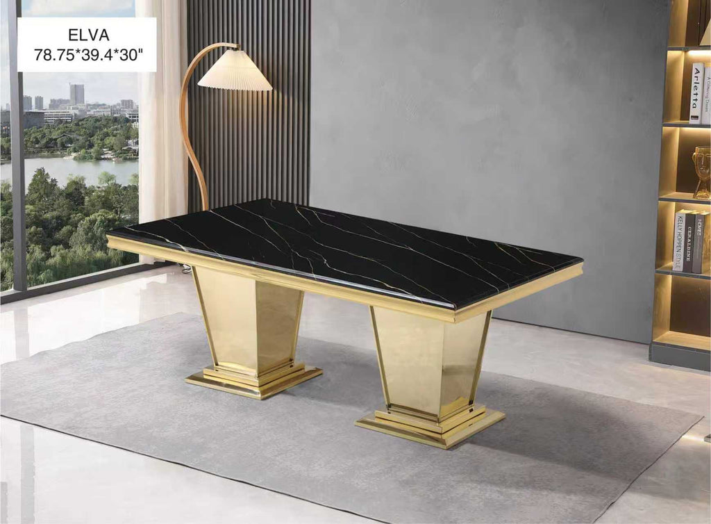 Elva Marble Dining Table