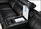 S100 Black Power Recliner Sectional