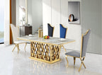 ROYAL - MARBLE DINING TABLE ONLY