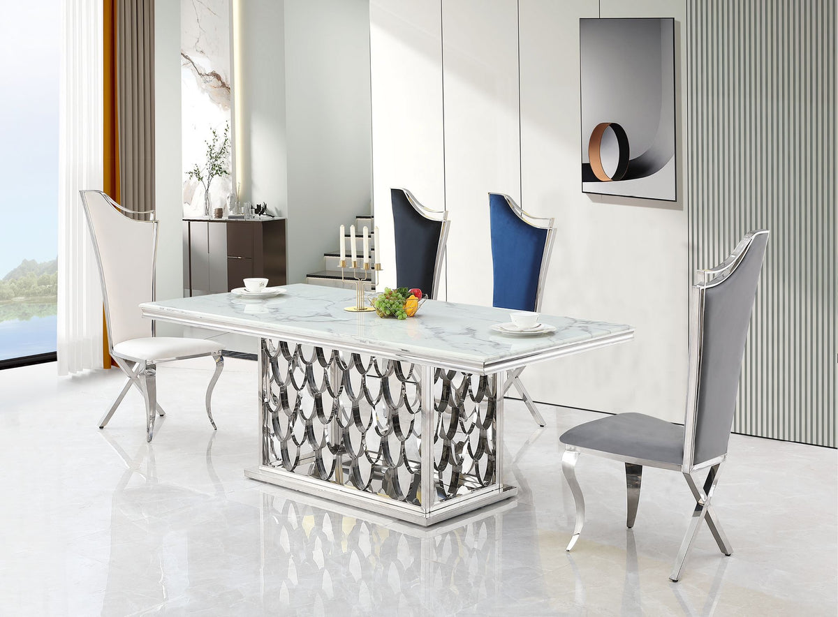 ROYAL - MARBLE DINING TABLE ONLY