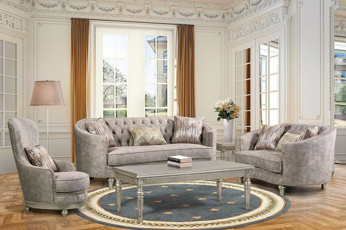 M45 - SILVER LIVING ROOM SET